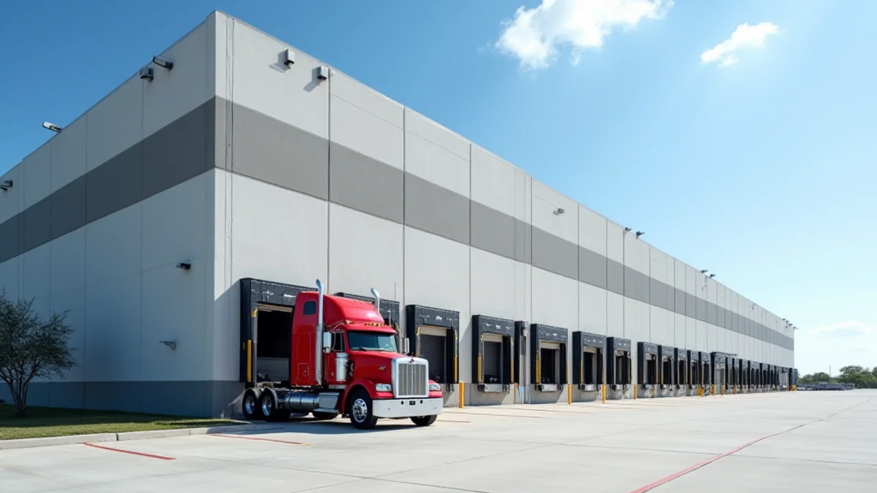 Industrial warehouse construction near the Port of Tampa and the I-4 logistics corridor