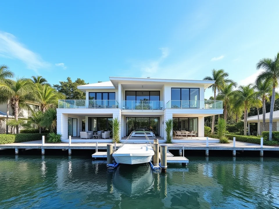 Waterfront custom home construction Tampa Bay